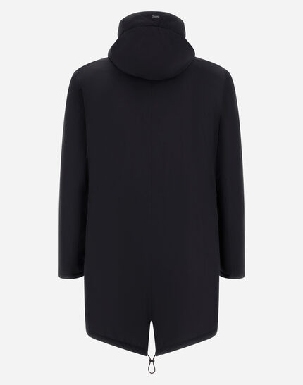 LONG PARKA IN 2-LAYER WINDSTOPPER Black