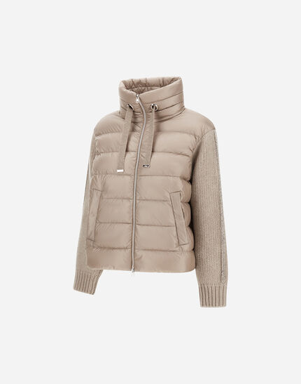 RESORT JACKET IN NYLON ULTRALIGHT & KNIT Chantilly 5 RESORT JACKET IN NYLON ULTRALIGHT & KNIT Chantilly
