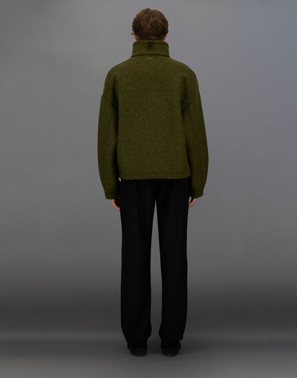 LAMINAR JACKET IN TECHNICAL WOOL Military 4 LAMINAR JACKET IN TECHNICAL WOOL Military