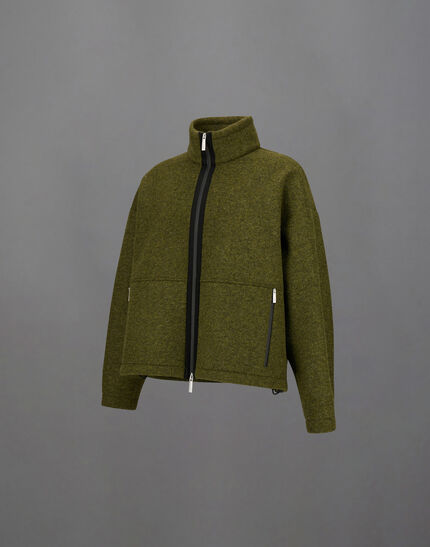 LAMINAR JACKET IN TECHNICAL WOOL Military 5 LAMINAR JACKET IN TECHNICAL WOOL Military