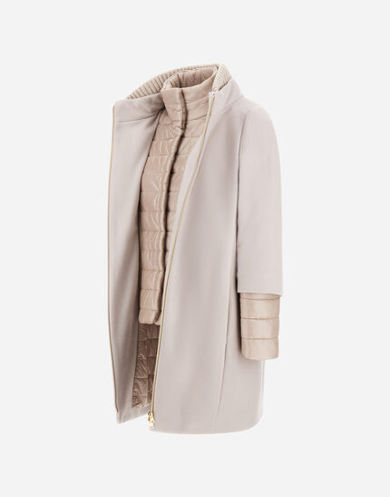 COAT IN NEW CASHMERE AND NYLON ULTRALIGHT Chantilly