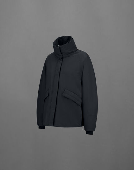 LAMINAR JACKET IN ORGANIC TECH Black