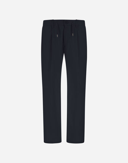 COTTON FEEL TROUSERS Navy Blue