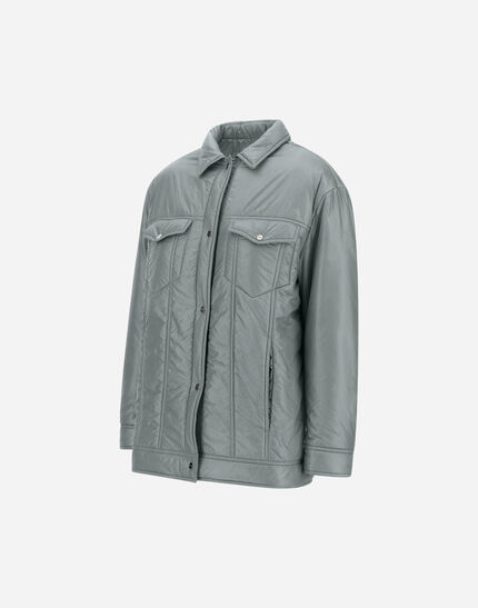 SHACKET IN NYLON ULTRALIGHT Light Blue/Grey 5 SHACKET IN NYLON ULTRALIGHT Light Blue/Grey