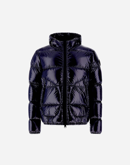 BOMBER JACKET IN GLOSS New Blue