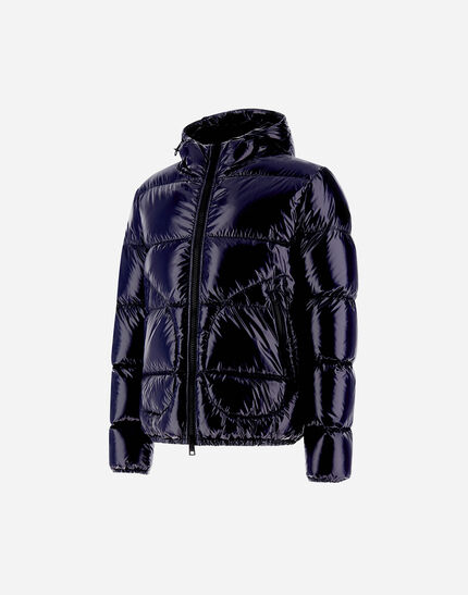 BOMBER JACKET IN GLOSS New Blue