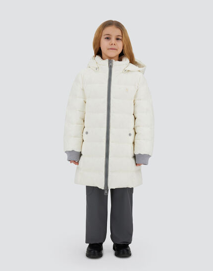LONG JACKET IN NYLON CHAMONIX White 4 LONG JACKET IN NYLON CHAMONIX White