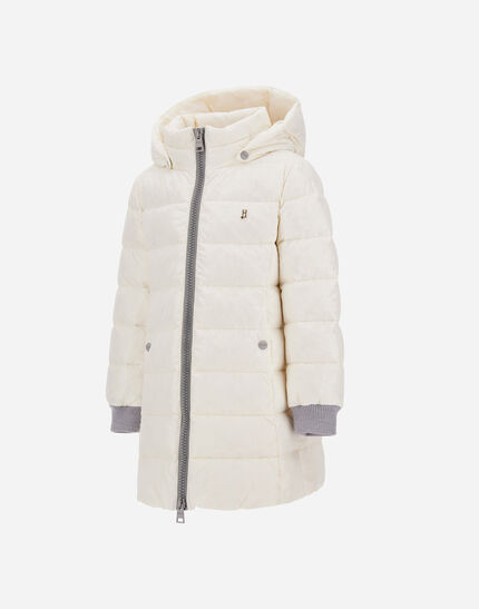 LONG JACKET IN NYLON CHAMONIX White 6 LONG JACKET IN NYLON CHAMONIX White