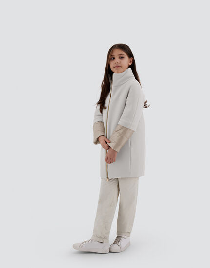 COAT IN ECOWOOL AND NYLON ULTRALIGHT Chantilly