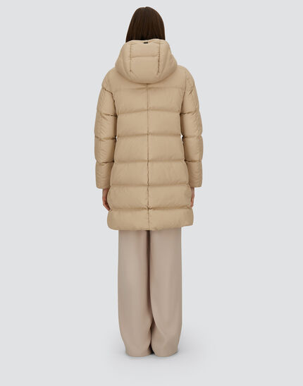 A-SHAPE JACKET IN ARENDELLE AND NEW LADY FAUX FUR Light Beige 5 A-SHAPE JACKET IN ARENDELLE AND NEW LADY FAUX FUR Light Beige