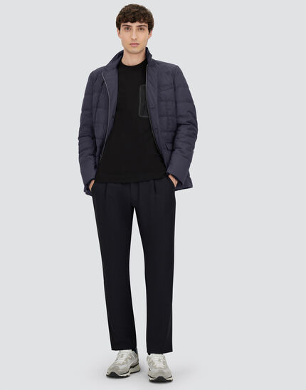 BLAZER IN 2-LAYER WINDSTOPPER Blue
