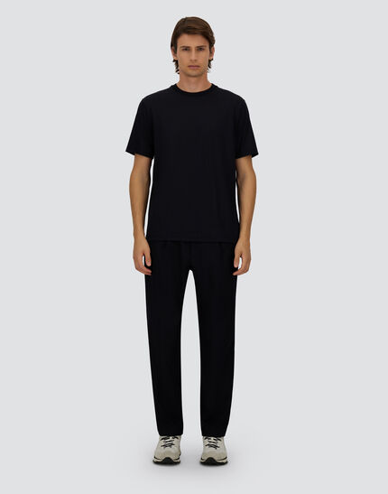 TROUSERS IN FLUID WOOL Navy Blue 4 TROUSERS IN FLUID WOOL Navy Blue